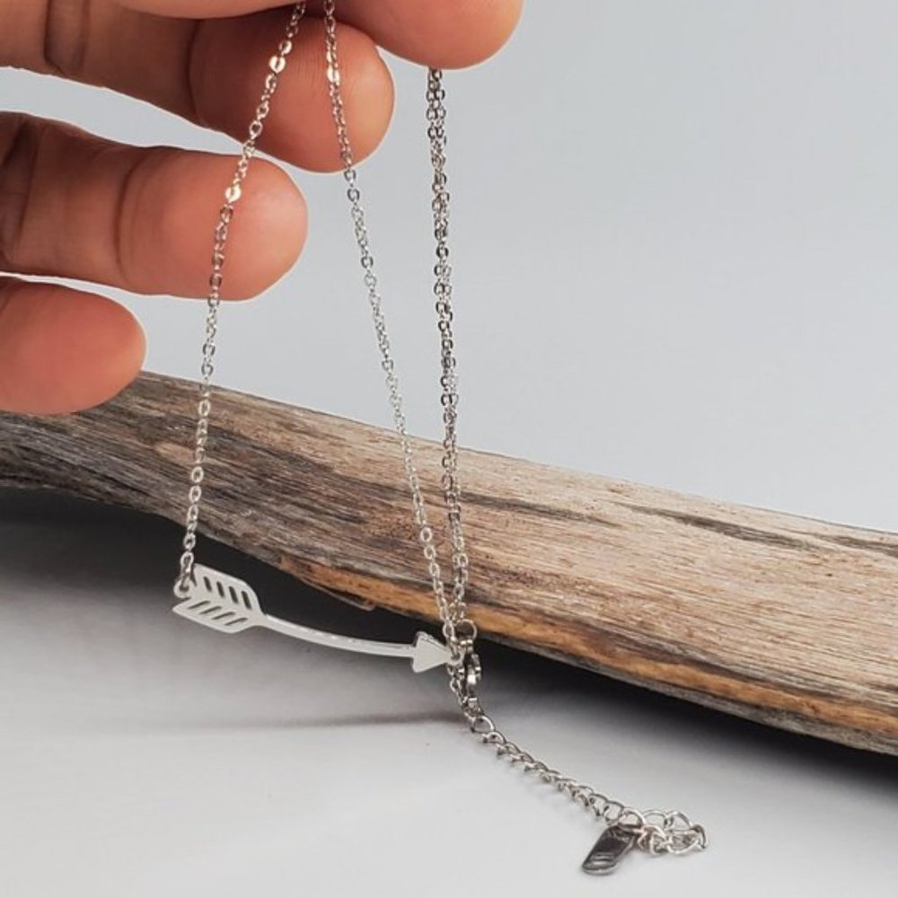Free People Necklace 18k White Gold Plated